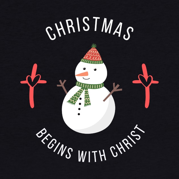 Christmas Begins With Christ by NICHE&NICHE